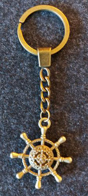 Schlüsselanhänger "Steuerrad"