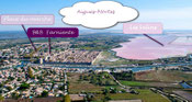 B&B Farniente à Aigues-Mortes, cité médiévale avec ses salins et remparts