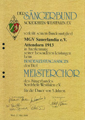 Meisterchor SB NRW 2000