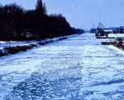 Eis auf Dattel-Hamm-Kanal