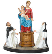 Our Lady of The Rosary statue cm. 84
