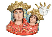 Our Lady of The Arch statue cm. 35
