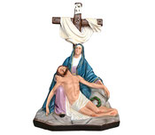 Pietà statue cm. 42