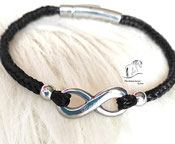 Armband Unendlichkeitszeichen / Infinity mit einer kleinen Gravur