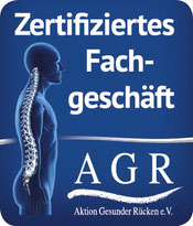 Logo „Zertifiziertes Fachgeschäft“, erhalten nach erfolgreicher Teilnahme am Fachhandelslehrgang