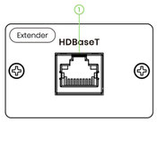 USB2.0延長器 ホストユニット 前面