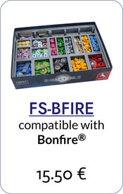 folded space insert organizer bonfire trees & creatures expansion