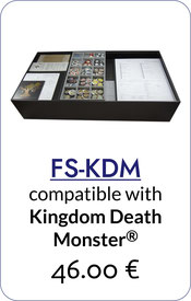 folded space insert organizer kingdom death monster