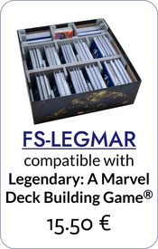 folded space inserts organizers legendary marvel deck building game