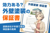 塗装会社が本音で語る、保証と保証書の真実。