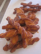 Recette sacristains en kouing Amann 