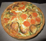 Quiche légère au lait 