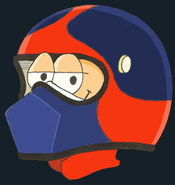 Helmet of Emerson Fittipaldi by Muneta & Cerracín