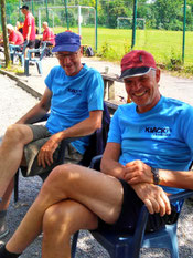 Spielpause für Wolfgang und Lutz