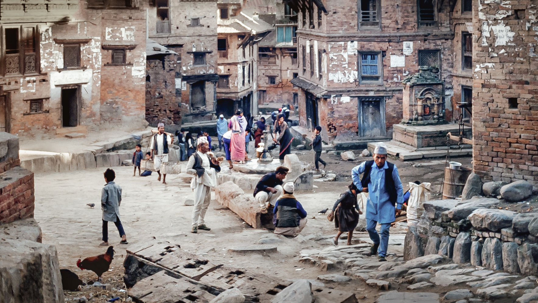 Walter Schwab, Bhaktapur, Nepal