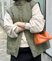薄手のキルティングベスト 6,490円→1,480円(税込)