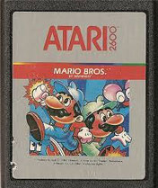 The arcade game Mario Bros. ported to the Atari 2600. It was later released for the NES.