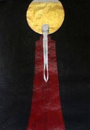 acrylic and fineliner on paper