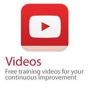Free Training Videos - play button