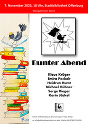 Dienstag, 07.11.2023 Stadtbibliothek Offenburg