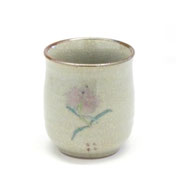 九谷焼 お湯呑 大 白兎なでしこ 裏絵