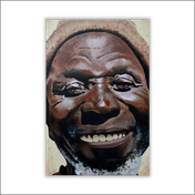portrait africain ; homme de couleur ; homme noir ; tableau portrait