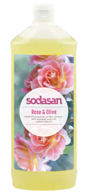 ökologische Bio-Flüssigseife Nachfüllpack Sodasan Citrus & Rose