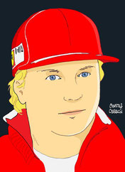 Kimi-Matias Räikkönen by Muneta & Cerracín