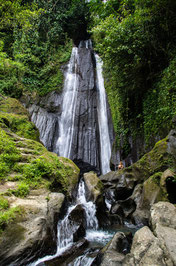 Dusun Kuning Waterfall. Bangli regency in Bali.