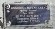 GK03 Typenschild