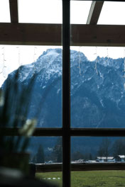Blick vom  Balkon