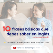 10 Frases básicas que debes saber en inglés