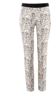 Floral Printed Slim Leg Trousers