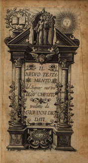 1608 Diodati Bible Italy