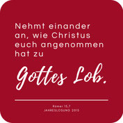 Jahreslosung 2015