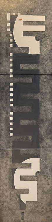 DRAGON 82   P8*3    333mm×1365mm (333mm*455mm each)   Acrylic, wood  2025