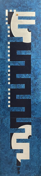 DRAGON 81   P8*3    333mm×1365mm (333mm*455mm each)   Acrylic, wood  2025