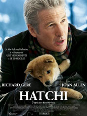 affiche du film hatchi avec richard gere akita inu chien