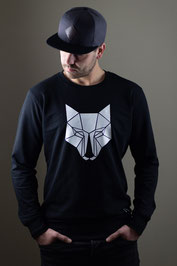 AP-Bags Pullover Hoodie Wolf Kleidung Style Hipster geometrisch