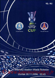 Programme  Mlada Boleslav-PSG  2006-07