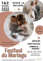 Festival du mariage de Roche-la-Molière 1 et 2 Avril 2023