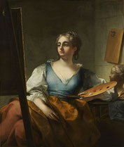 Jean Raoux, Allégorie de la peinture, vers 1723, huile sur toile, collection musée des beaux-arts de Brest métropole.