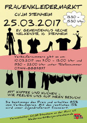 Frauenkleidermarkt-Flyer (vergrößerbar)