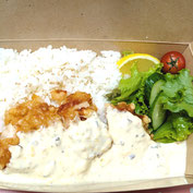 ウーバーイーツで頼んだチキン南蛮弁当