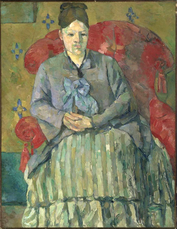 Paul Cézanne, Mme Cézanne in a Red Armchair 1877, Boston, MFA