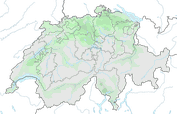 Karte zur Verbreitung des Kleinspechtes in der Schweiz. 