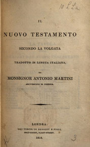 Martini Bible Italy 1818