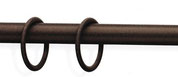 Vorhangstange Eisen, mhz Gardinenstange, Farbe: rost, schwarz oder graphit