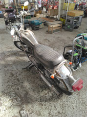 トライアンフ ボンネビル(T140V)鍵製作2