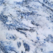 Blauer Baumwollputz